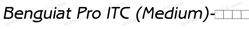 Benguiat Pro ITC (Medium)字体转换